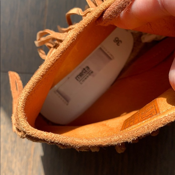 🔥⬇️ NWOT Miista Maya Fringe Espadrille Boot - Picture 9 of 12